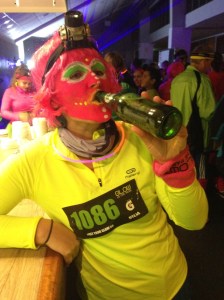 Down a beer just as your numbers are being called to the start line. Said no wise person ever. 